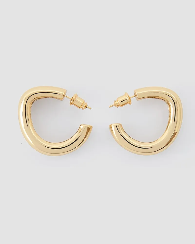 Joseph Mini Bean Hoop Earrings - One Size 