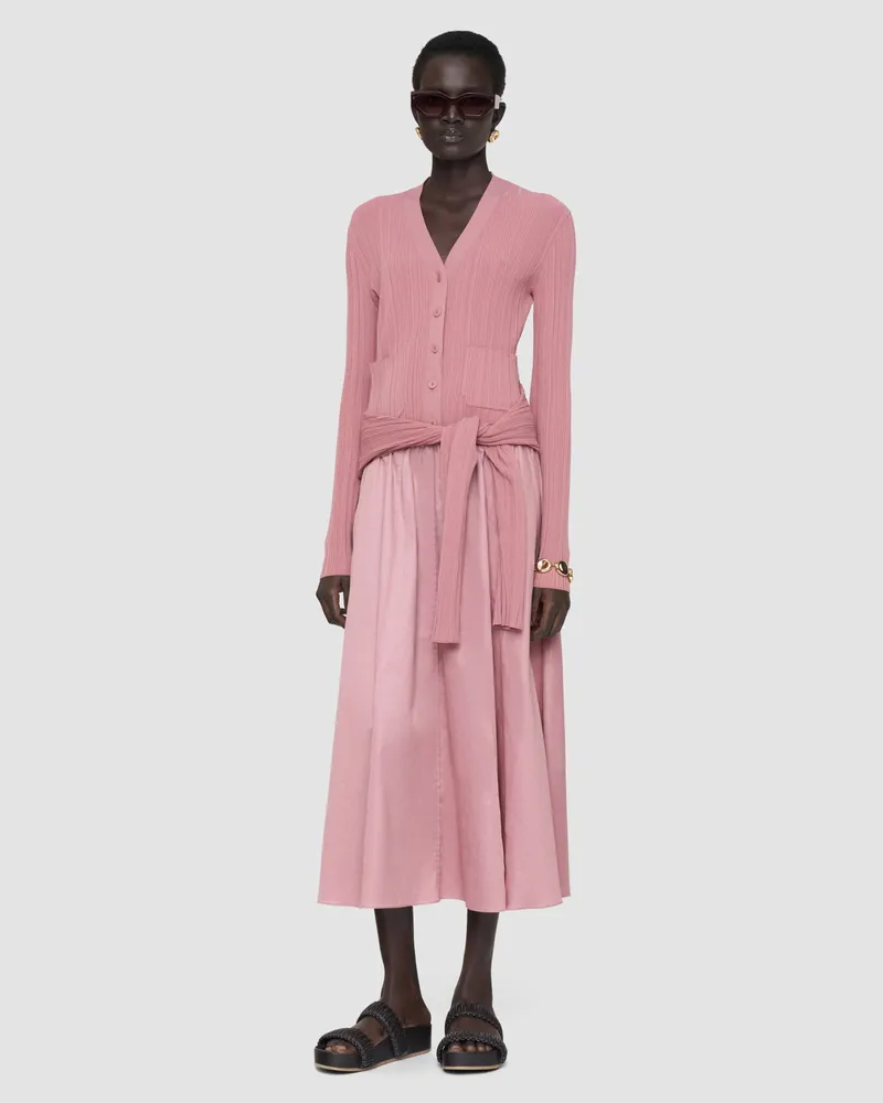 Joseph Sinai Plissé Knit Cardigan - XXS 