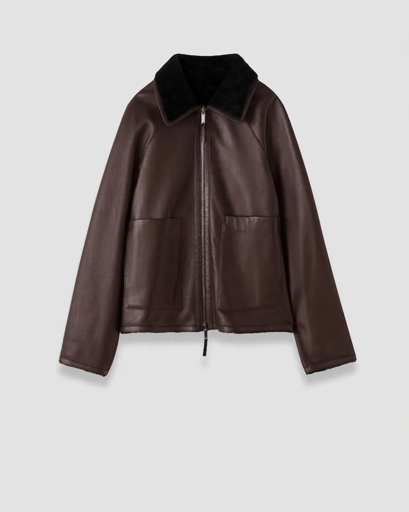Joseph Kyro Reversible Soft Shearling Jacket - 44 