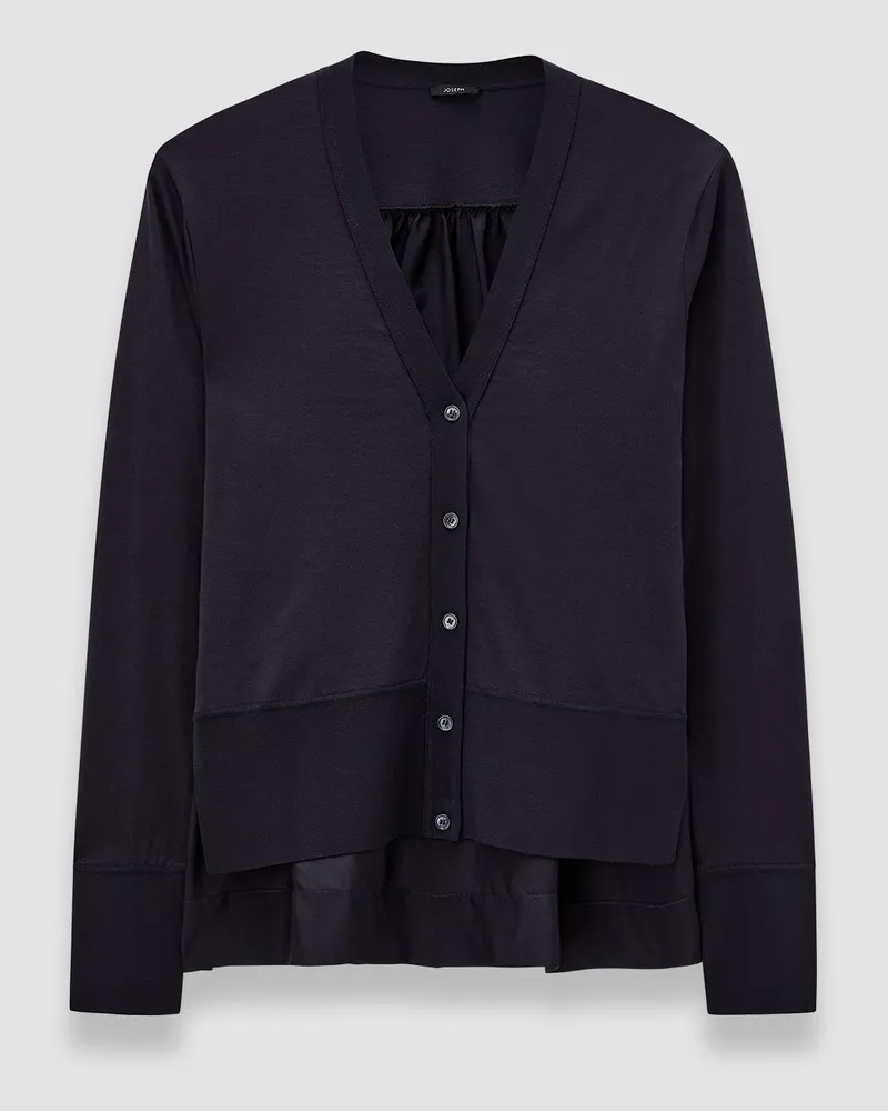 Joseph Jersey Habotai Silk Cardigan - XXS 