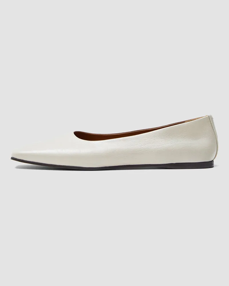 Joseph Patent Leather Ballerinas Beige