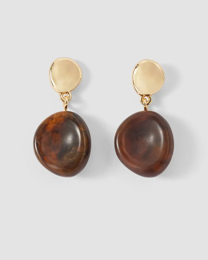 Joseph Bean Drop Resin Earrings - One Size 