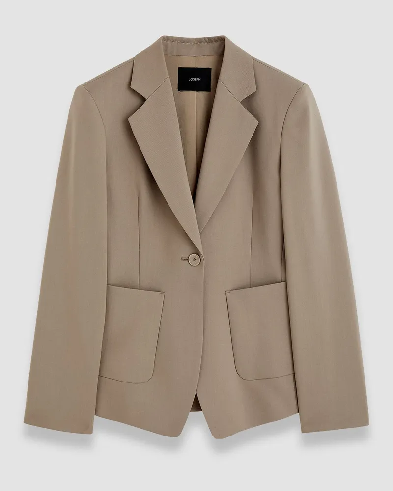 Joseph Glenview Tailoring Wool Stretch Jacket - 44 