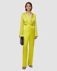 Joseph Silk Satin Tova Trousers Ginkgo