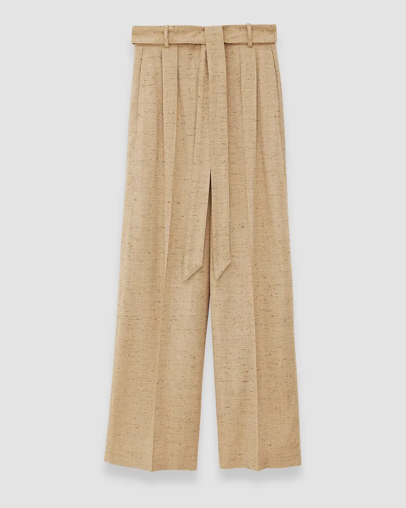 Joseph Speckled Silk Linen Atlas Trousers - Regular / 38 