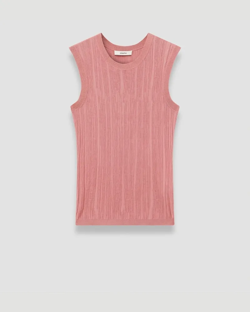 Joseph Calife Silk Cotton Rib Vest - XS 