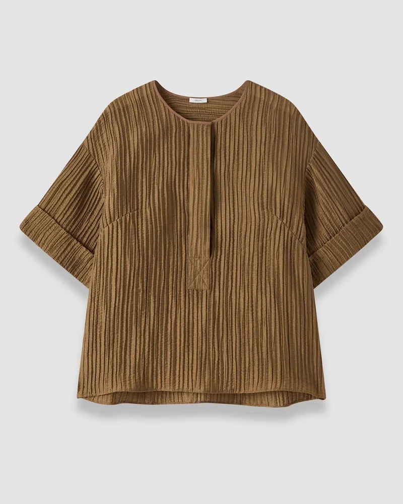 Joseph Yani Fluid Crinkle Blouse - 48 