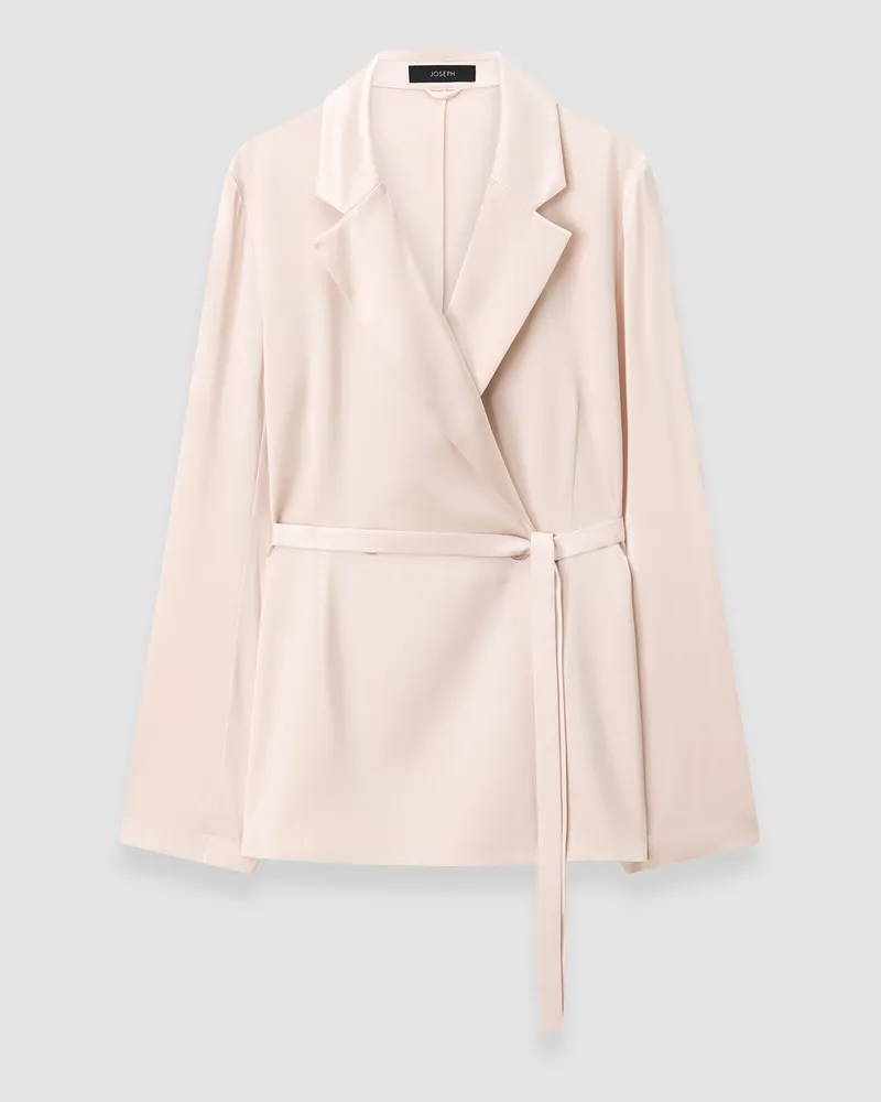 Joseph Joubert Silk Satin Jacket - 48 