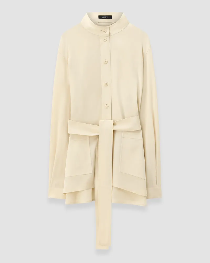 Joseph Lamy Crepe de Soie Silk Jacket - 44 