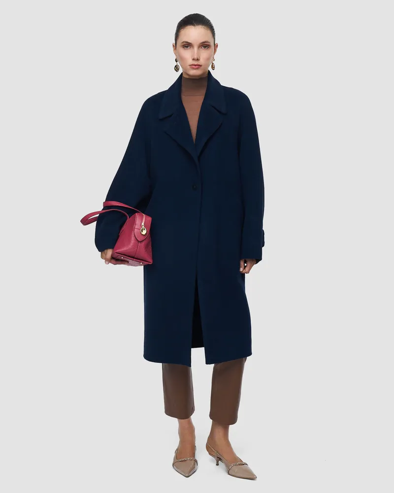 Joseph Franco Double Face Cashmere Coat - 44 