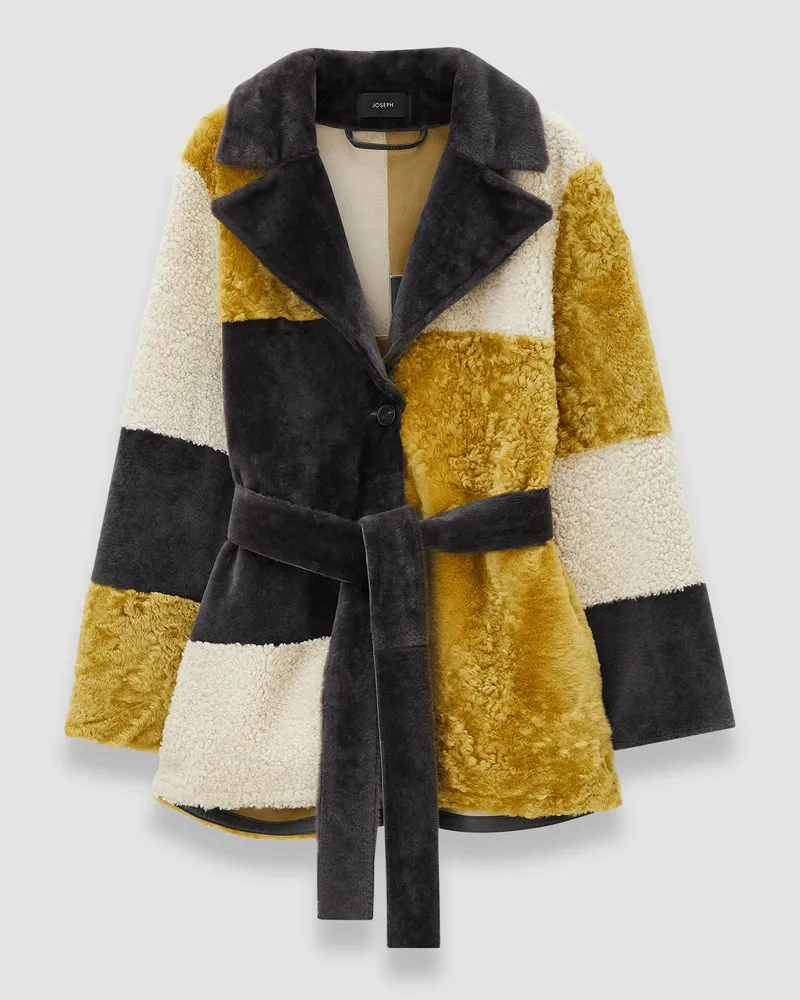 Joseph Martel Overlay Shearling Coat - 42 