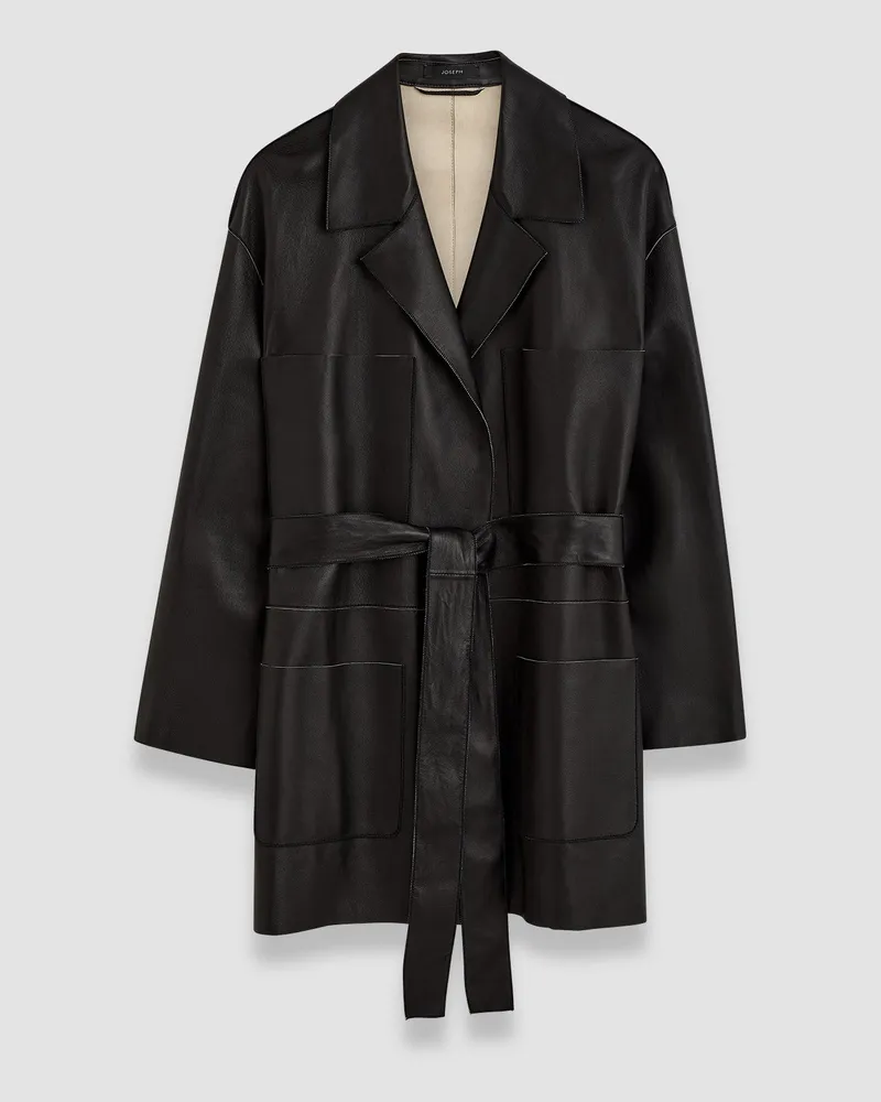 Joseph Tison Bonded Leather Jacket - 40 