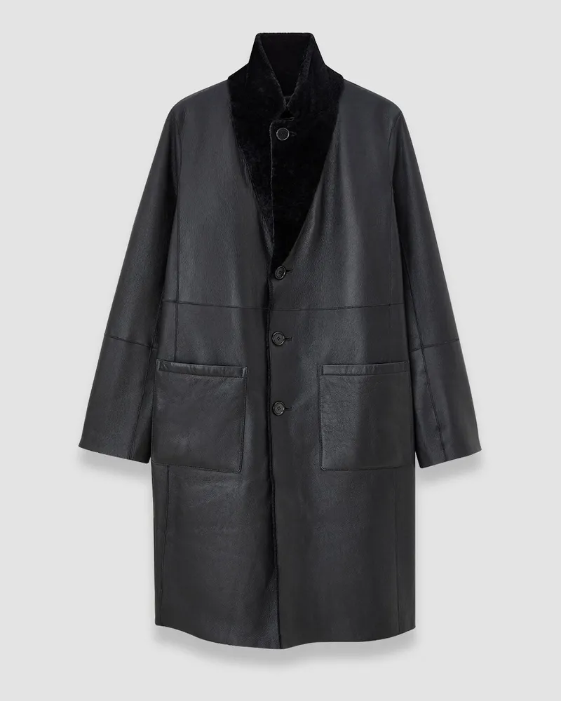 Joseph Britanny Reversible Soft Shearling Coat - 44 
