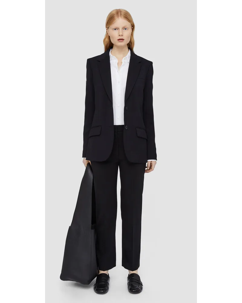 Joseph Tailoring Wool Stretch Coleman Trousers Black