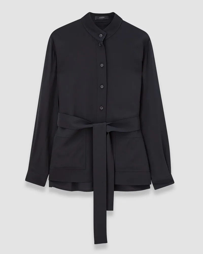 Joseph Lamy Crepe de Soie Silk Jacket - 44 