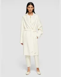 Joseph Double Face Cashmere Cenda Long Coat Ivory