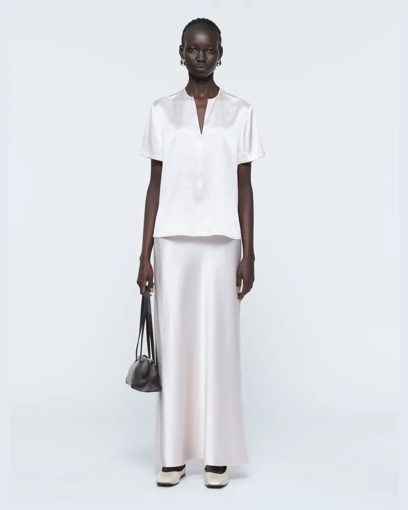 Joseph Gala Silk Satin Blouse - 44 