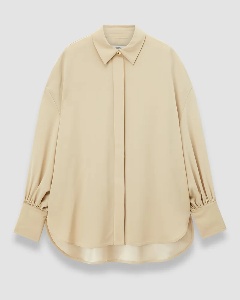 Joseph Camilia Satin Twill Blouse - 48 