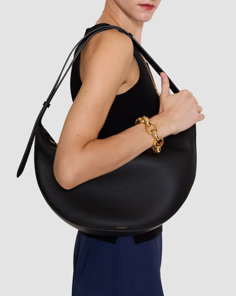 Joseph Large Bean Leather Bag - One Size 