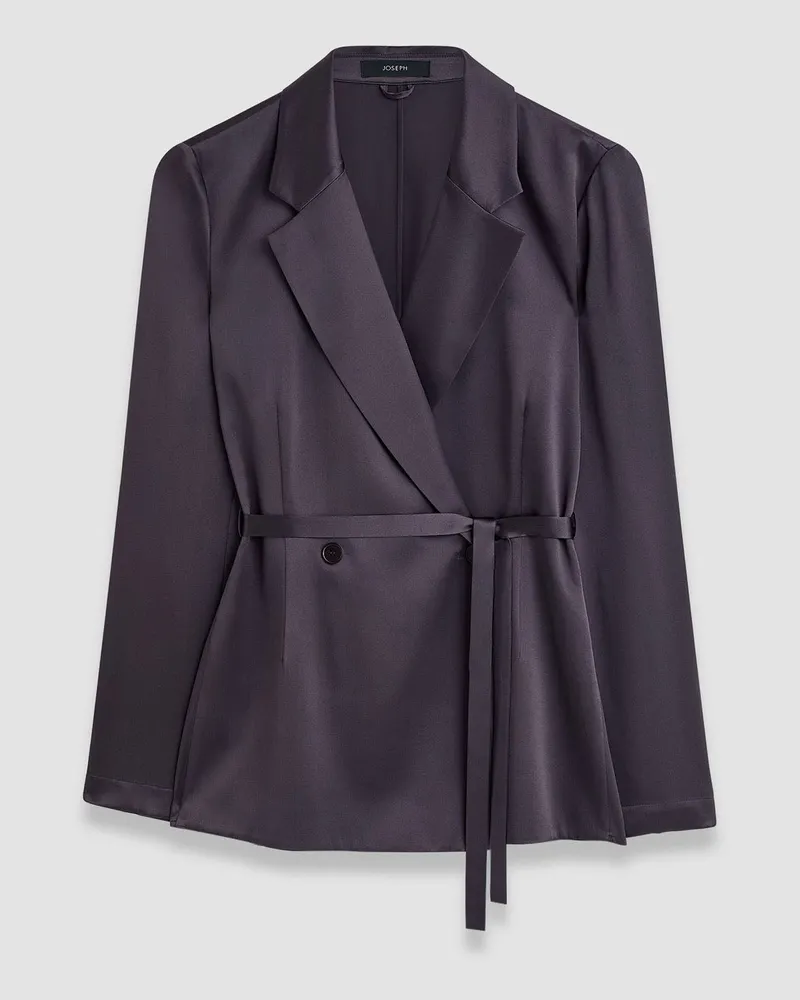 Joseph Joubert Silk Satin Jacket - 40 