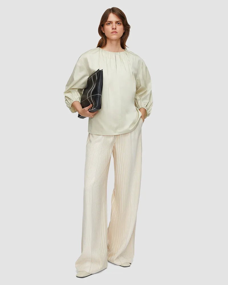Joseph Godin Cotton Sateen Blouse - 42 