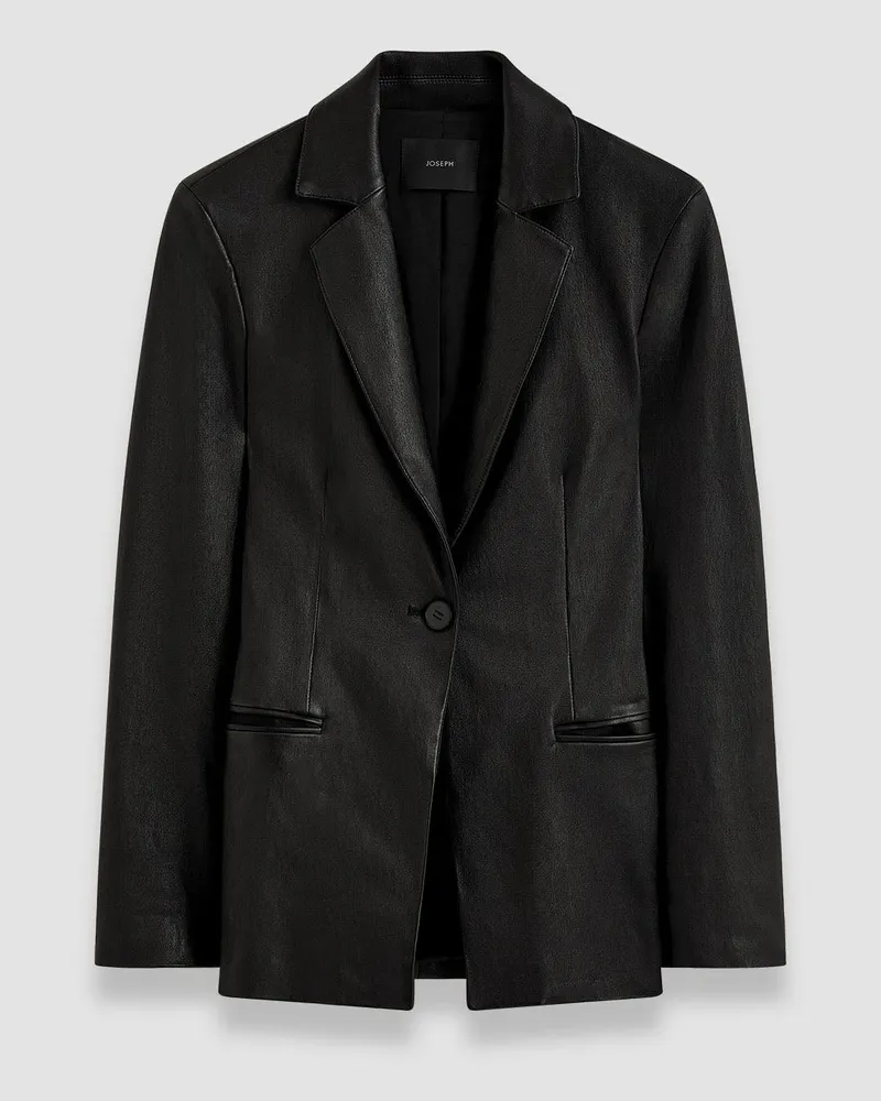 Joseph Pascal Leather Stretch Jacket - 40 