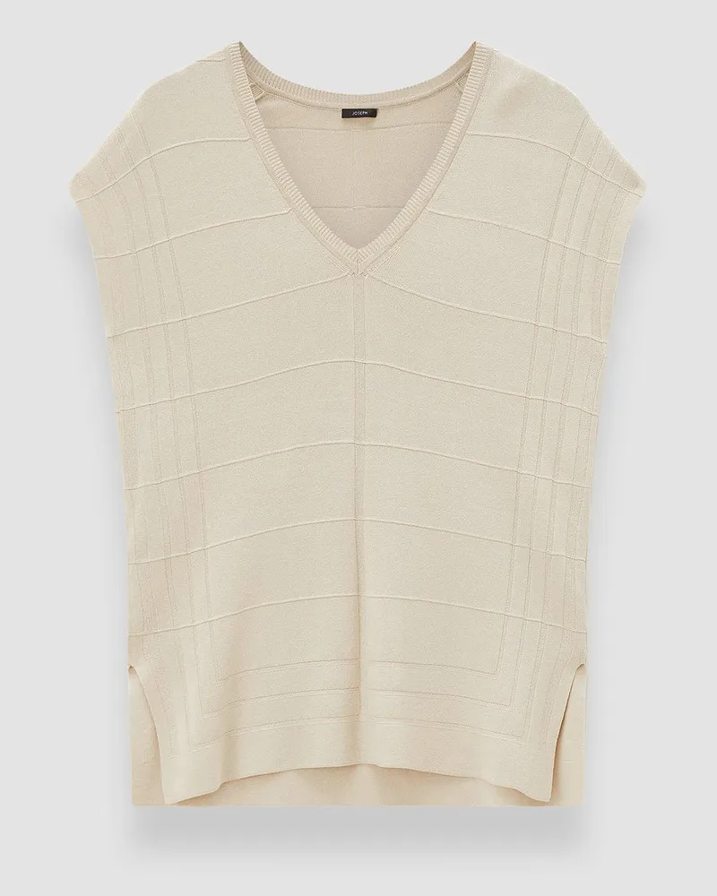 Joseph Viscose Grid Knit Top - XXS 