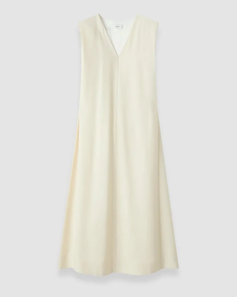 Joseph Vssad Viscose Tailoring Dress - Regular White