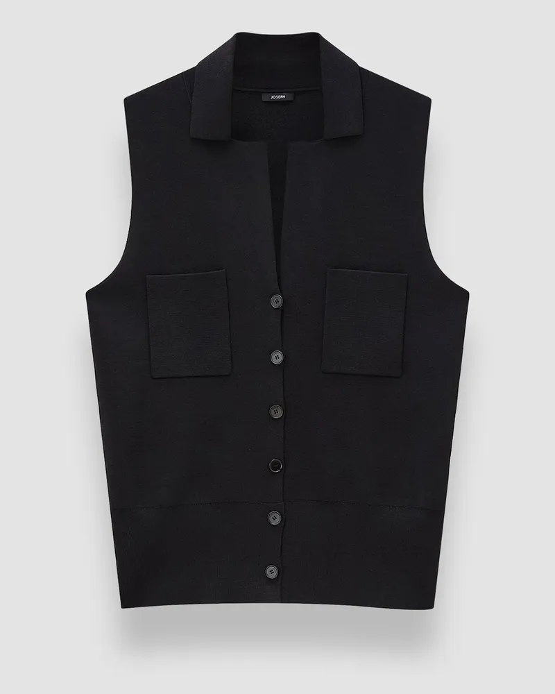 Joseph Milano Knit Stretch Vest - XS 
