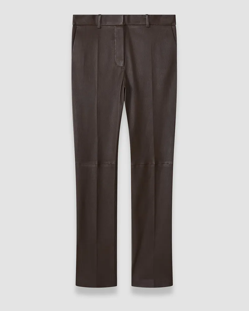 Joseph Coleman Long Leather Stretch Trousers - Shorter / 42 