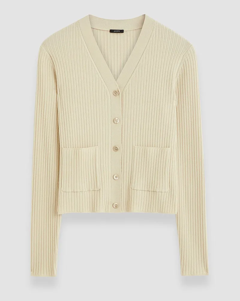 Joseph Fine Merino Rib Cardigan - XXS 