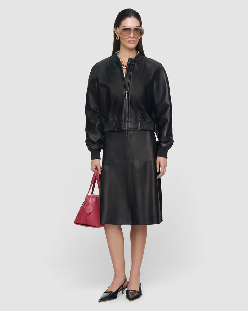 Joseph Quinn Soft Nappa Leather Jacket - 44 