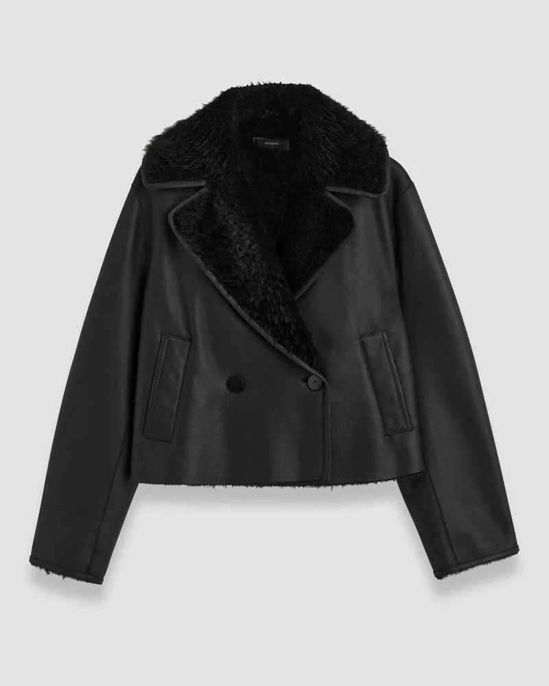 Joseph Rousse Textured Shearling Jacket - 40 
