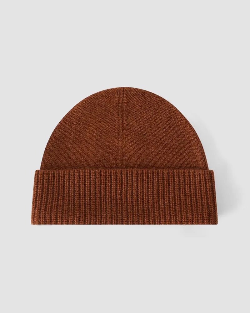 Joseph Chia Light Pure Cashmere Hat Brown