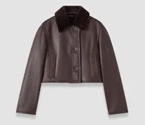 Liri Leather Shearling Jacket - 44