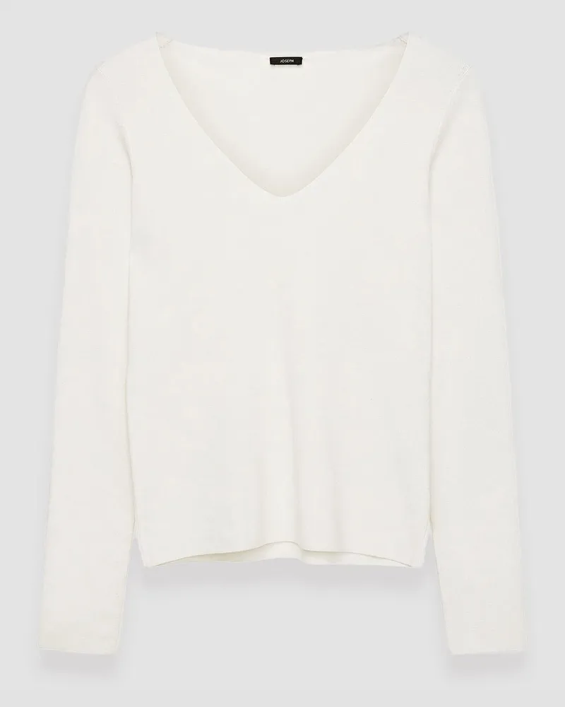 Joseph Silk Stretch V Neck Top - XXS 