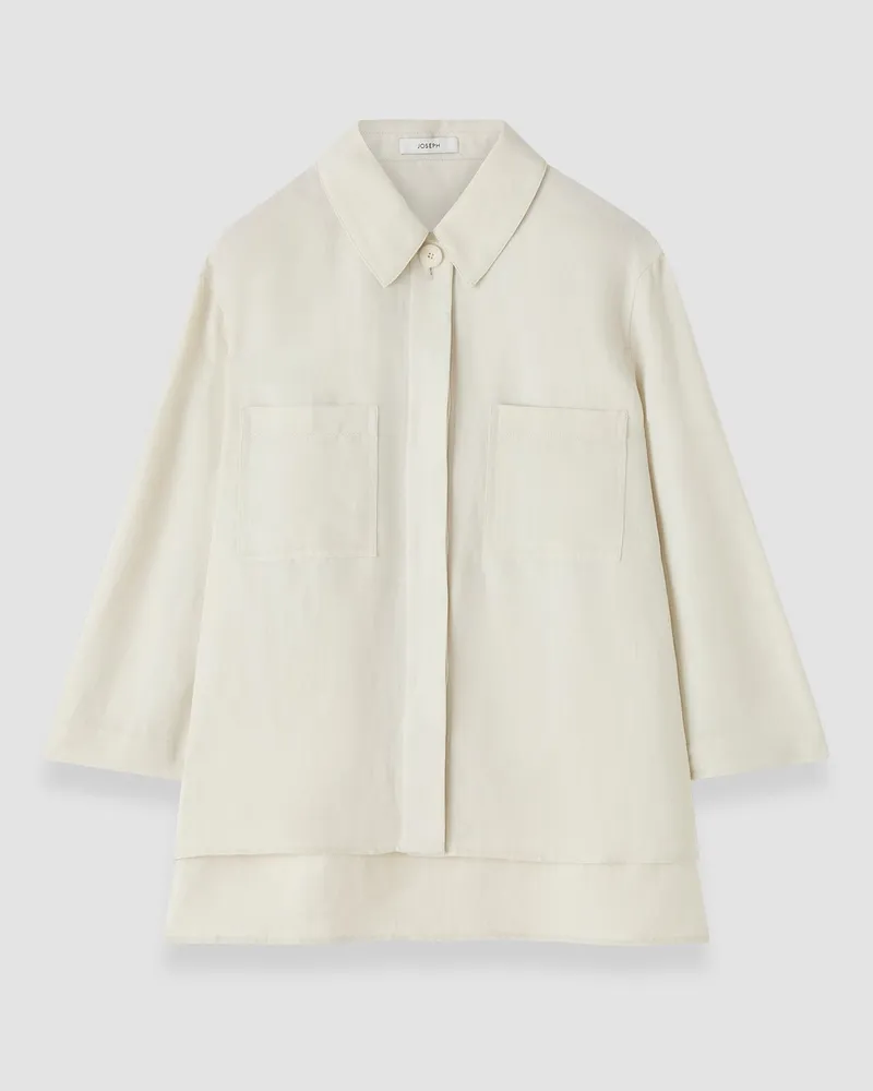 Joseph Simi Linen Blend Shirt - 48 