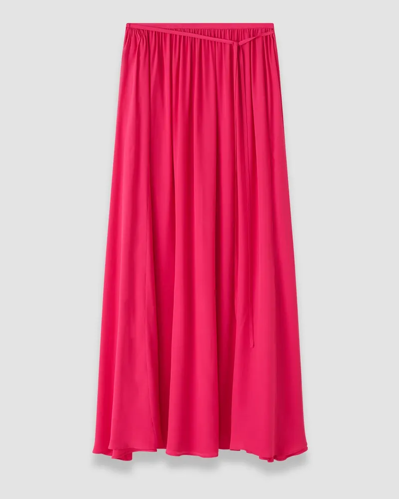 Joseph Elba Silk Blend Crepe Skirt - Shorter Pink