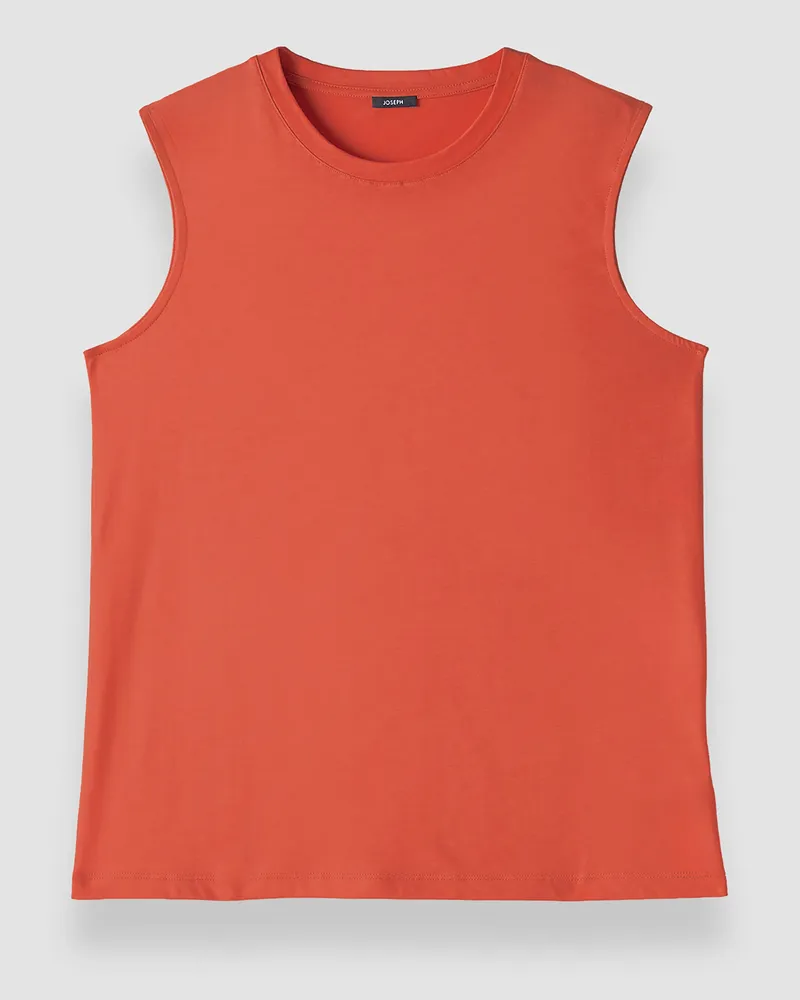 Joseph Cotton Silk Jersey Tank Top - XXS 
