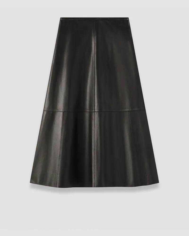 Joseph Helius Soft Nappa Leather Skirt - Shorter Black