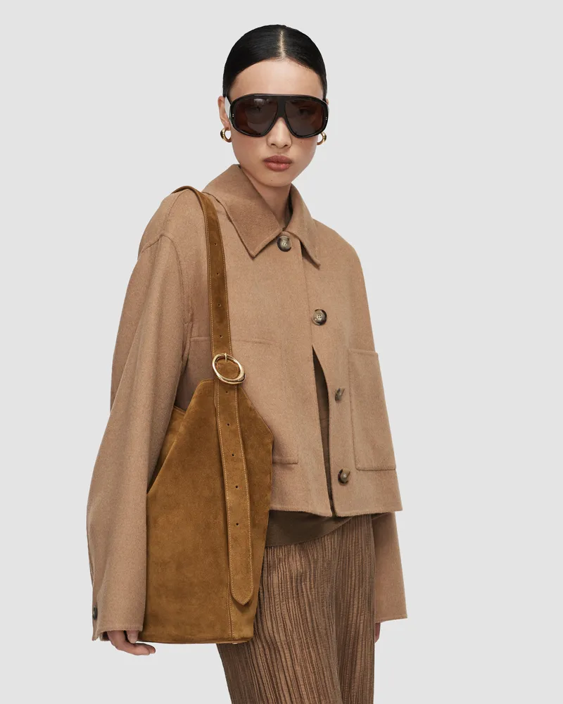 Joseph Bucket Suede Bag - One Size 