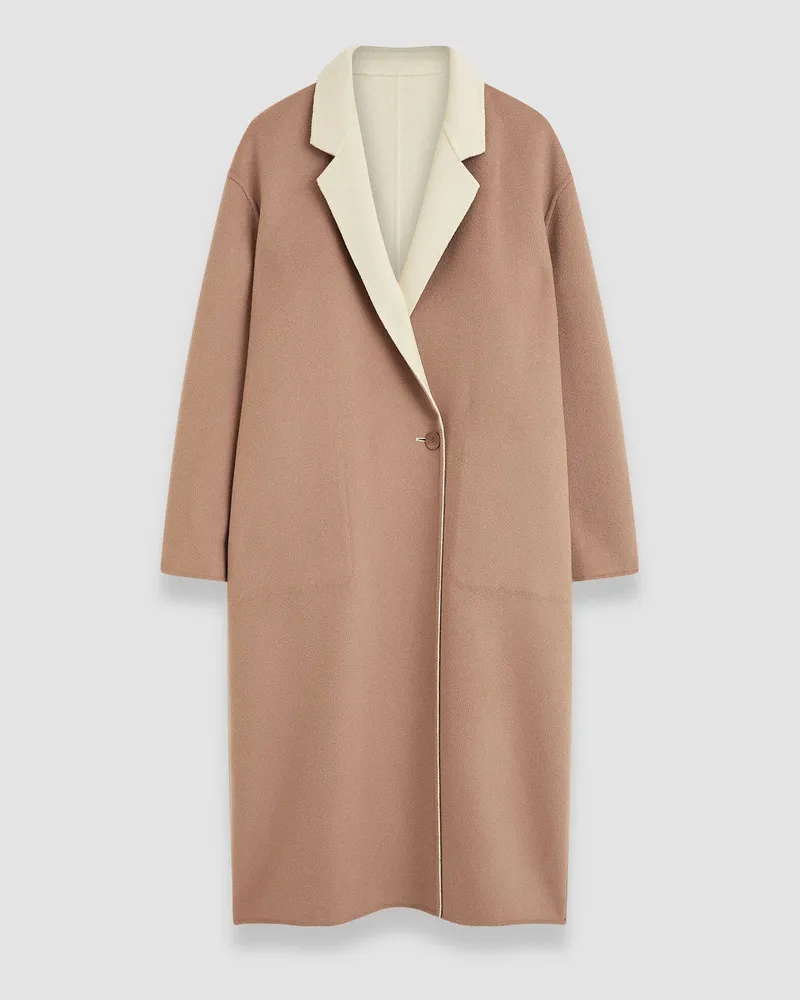 Joseph Edmond Reversible Double Face Cashmere Coat - 42 