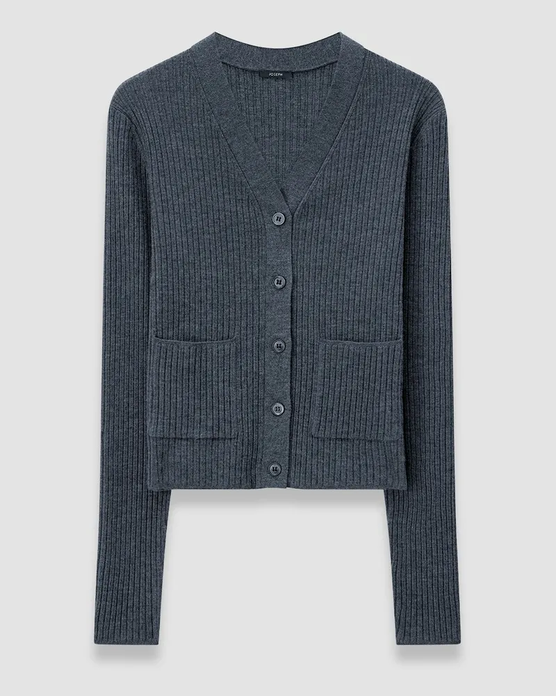 Joseph Merino Rib Knit Cardigan - XXS 