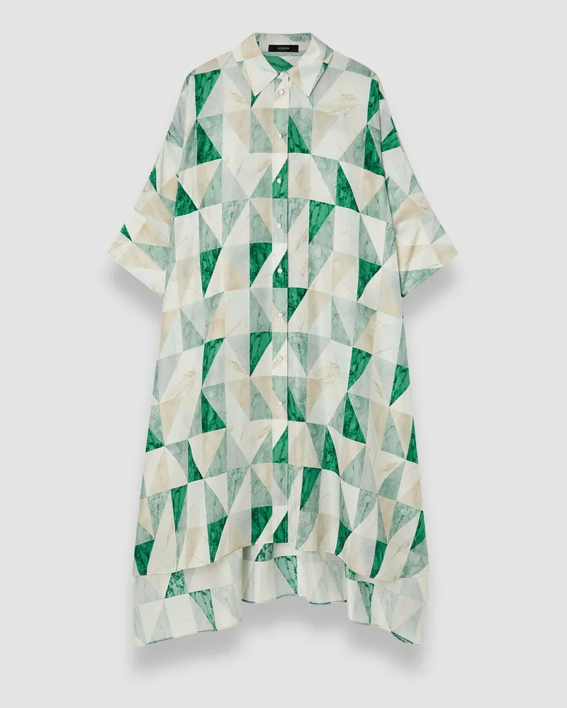Joseph Dania Marble Print Silk Dress Multicolour