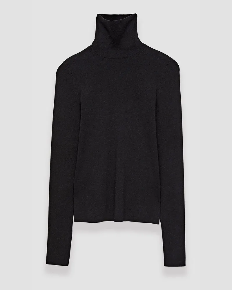 Joseph Silk Stretch High Neck Top - XS 