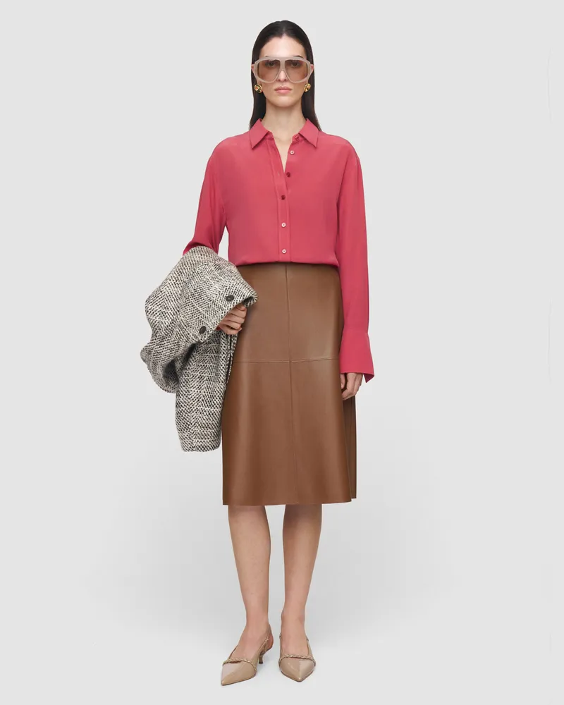 Joseph Joe Crepe de Chine Silk Blouse - 48 