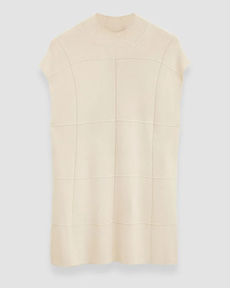 Joseph Grid Viscose Knitted Tank Top - XXS 