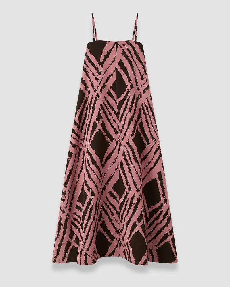 Joseph Banna Satin Twill Strapless Dress Multicolour