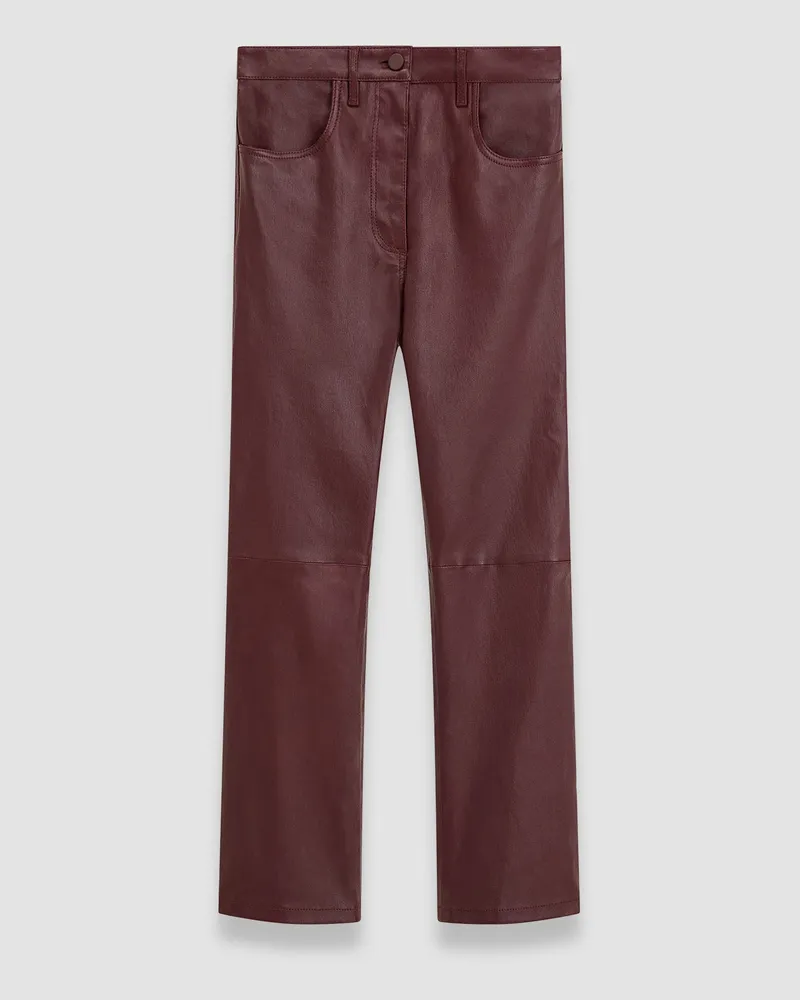 Joseph Duke Leather Stretch Trousers - 34 