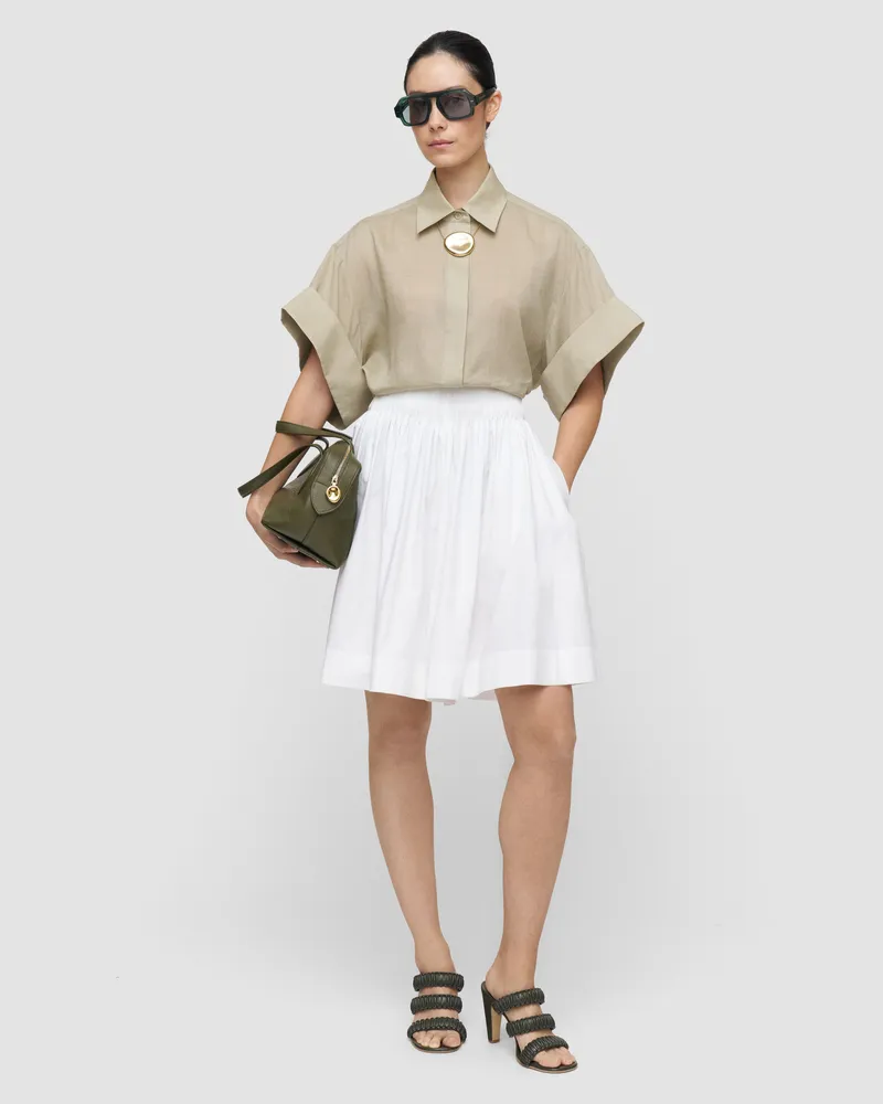 Joseph Aissa Cotton Poplin Shorts - 44 